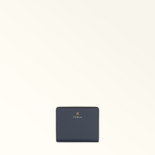 Camelia S Compact Wallet Denim - FURLA