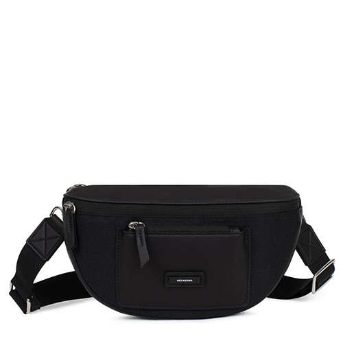 Belt Bag Black - HEXAGONA