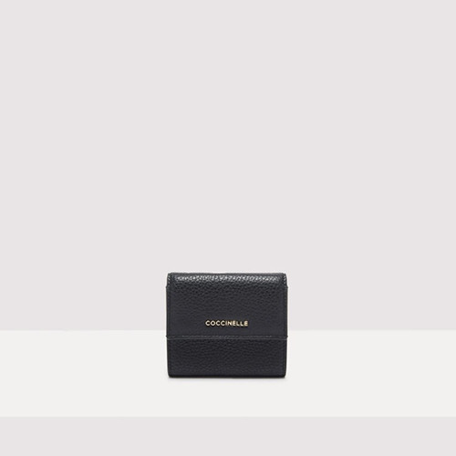 Metallic Wallet Noir - COCCINELLE