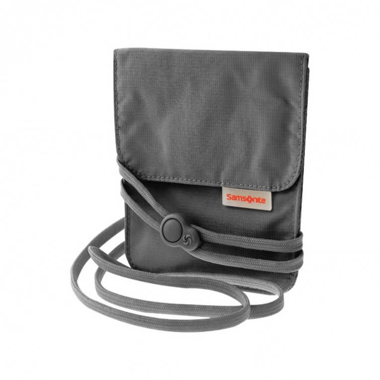 Triple Pocket Neck Pouch Graphite - SAMSONITE 