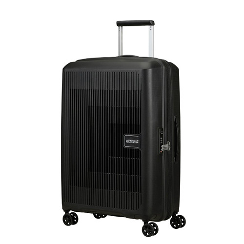 Spinner 67cm Expandable Black - AMERICAN TOURISTER