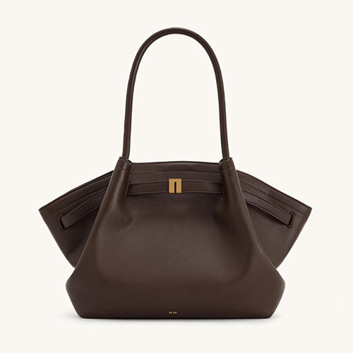 Hana Medium Tote Bag Dark Brown - JW PEI