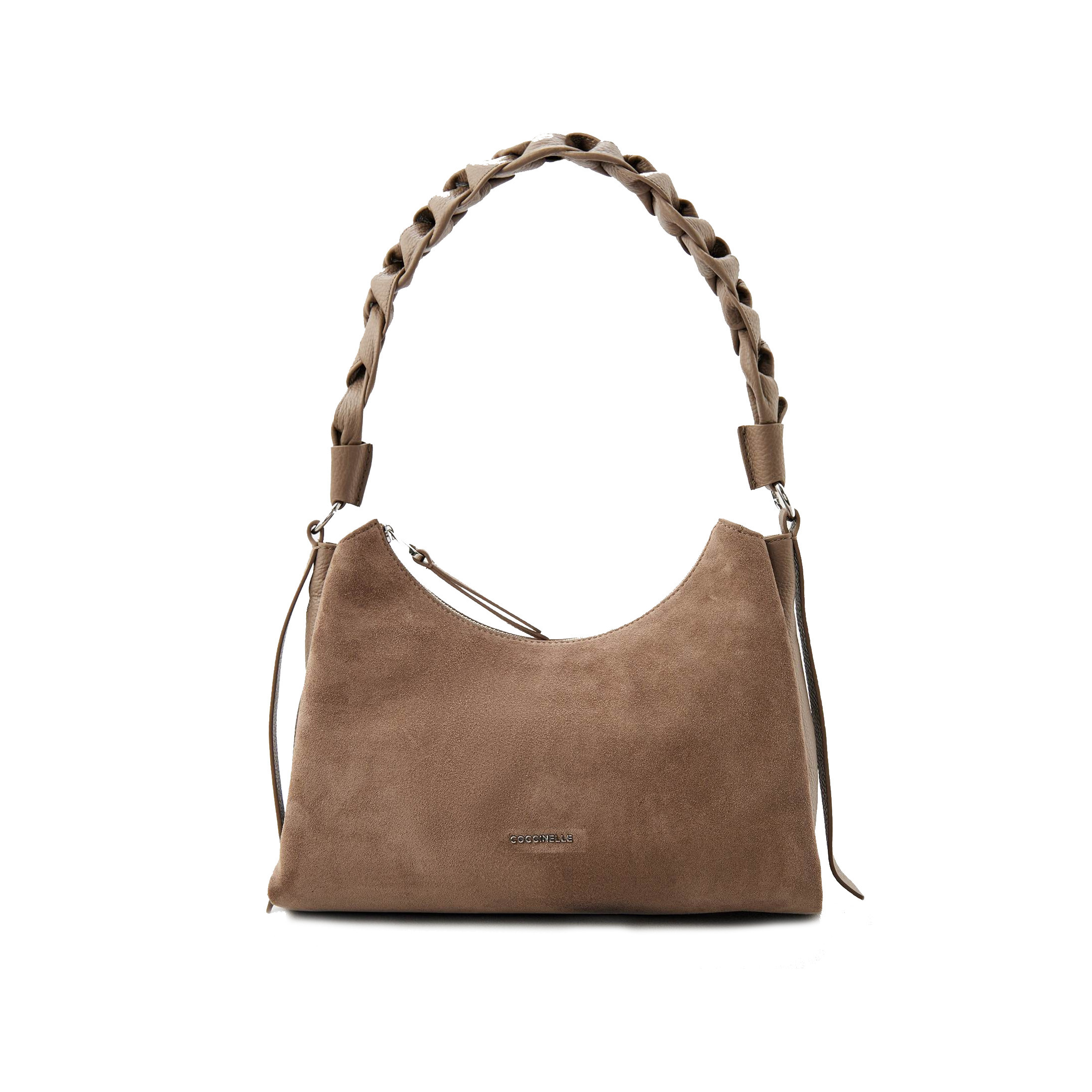 Top Handle Boheme Suede Warm Taupe - COCCINELLE