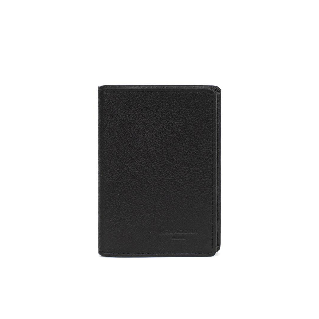 Wallet with RFID Noir - HEXAGONA