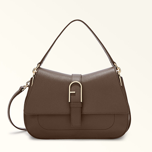 Top Handle M Flow Espresso - FURLA