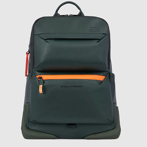 Backpack 14" Green - PIQUADRO