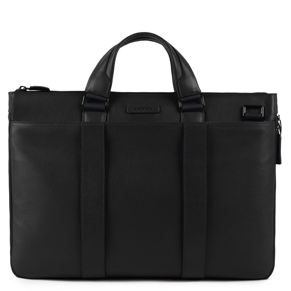 Briefcase 15.6" Black - PIQUADRO