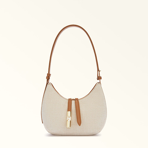 Goccia Shoulder Bag Natural/Brandy - FURLA