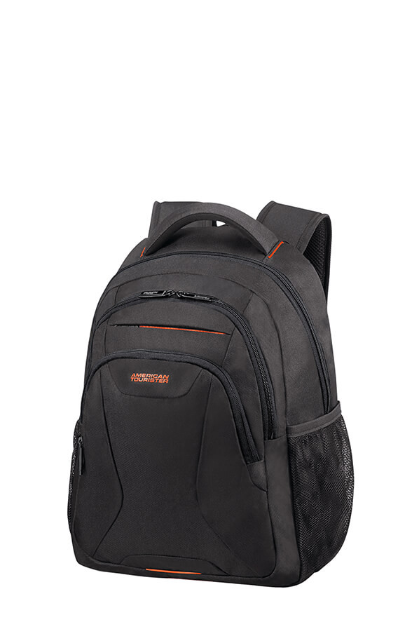 Laptop Backpack 33.8-35.8cm/13.3-14.1″ Black/Orange - AMERICAN TOURISTER