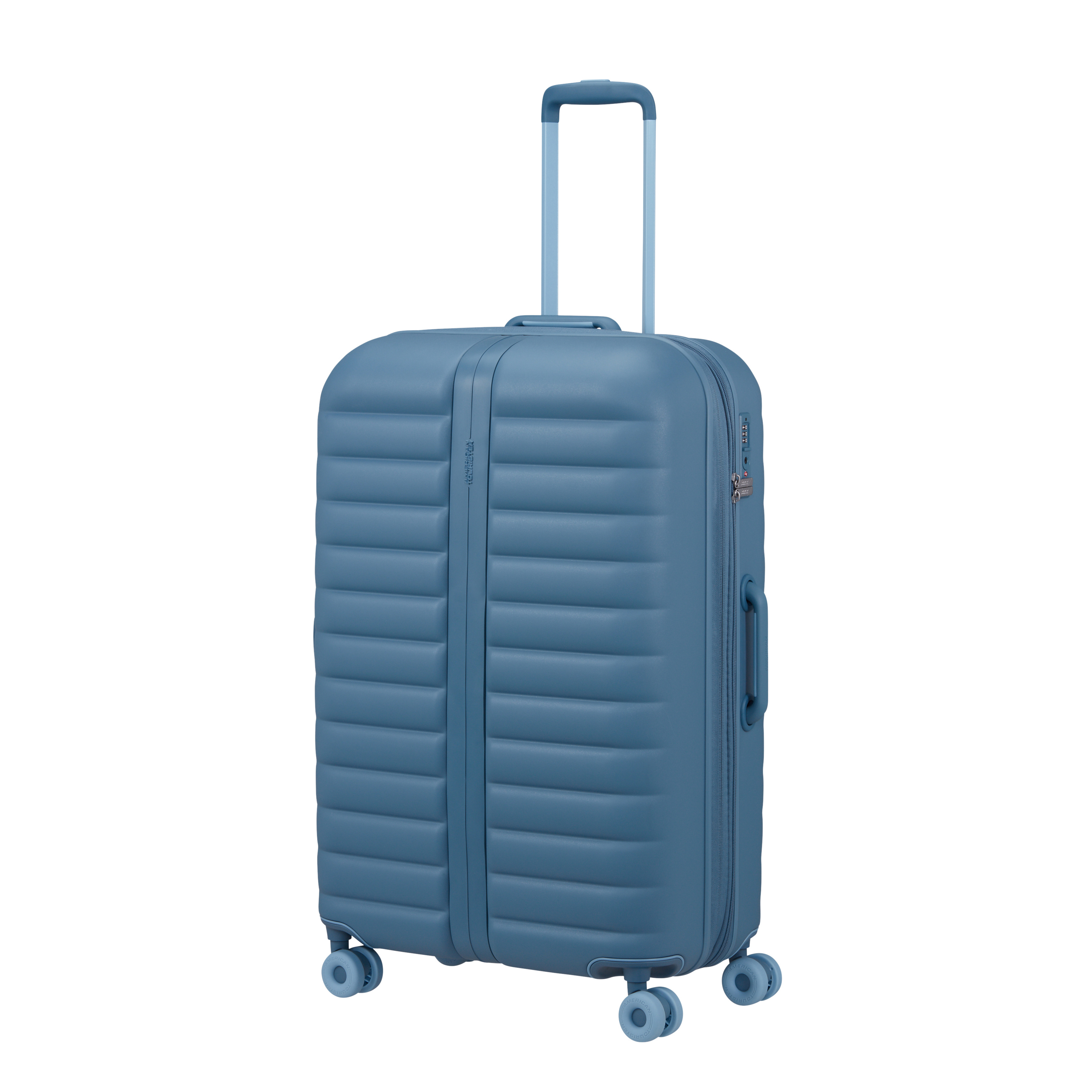 Spinner 78cm Exp. Zip Steel Blue- AMERICAN TOURISTER
