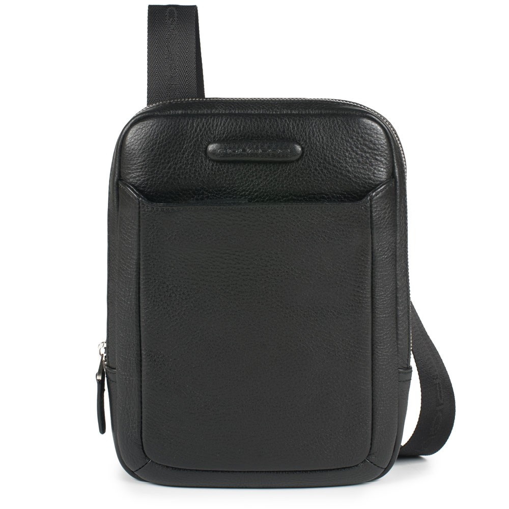 Organised Cross-body Bag Black - PIQUADRO