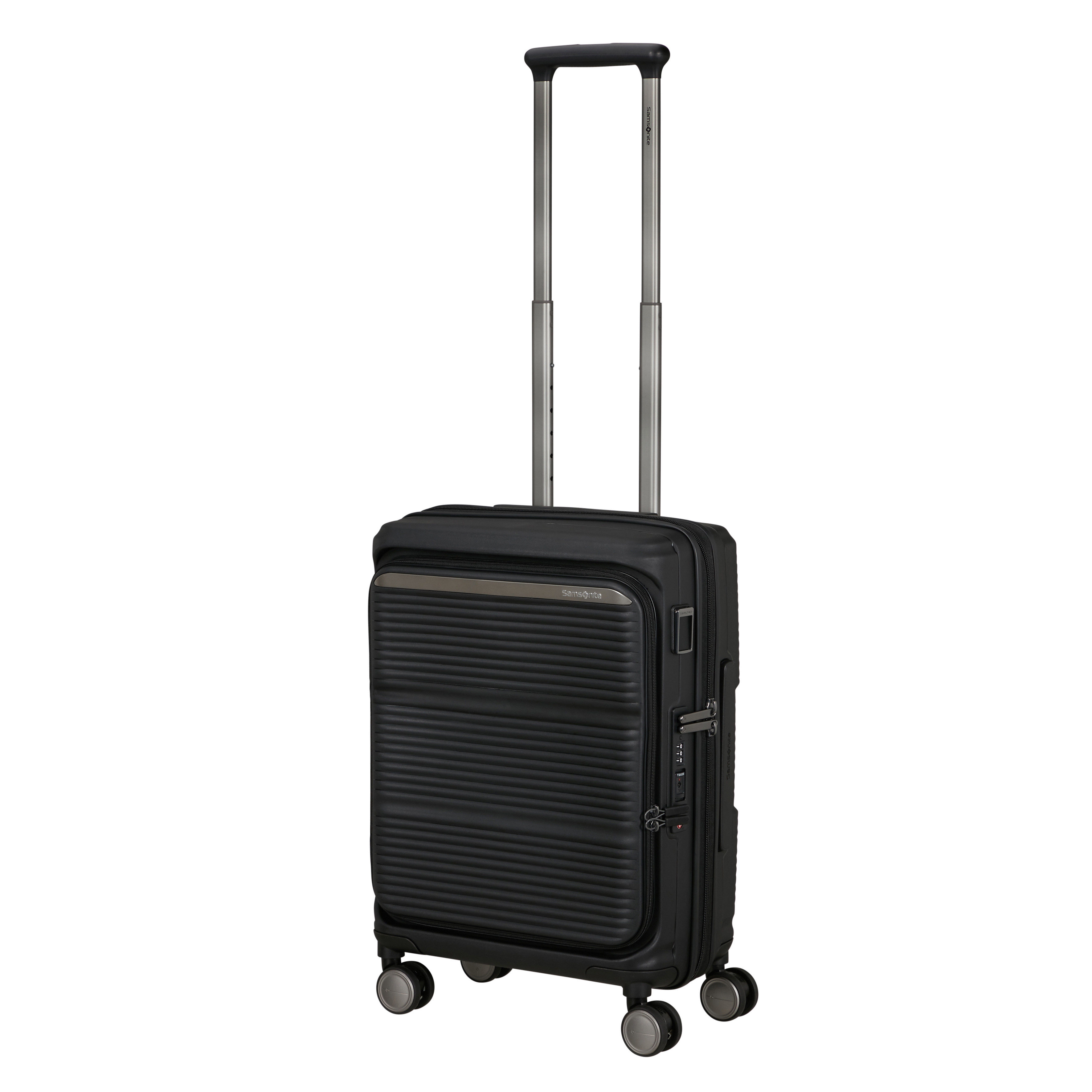 Spinner 55cm Exp. Zip Black - SAMSONITE