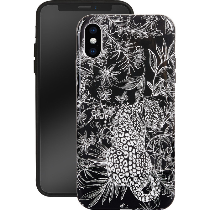 Phone Case Printed / Black - FURLA