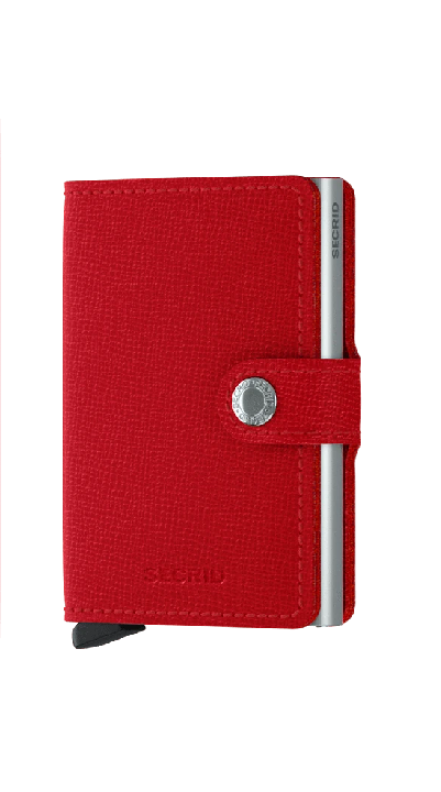 Miniwallet Crisple Red - Secrid