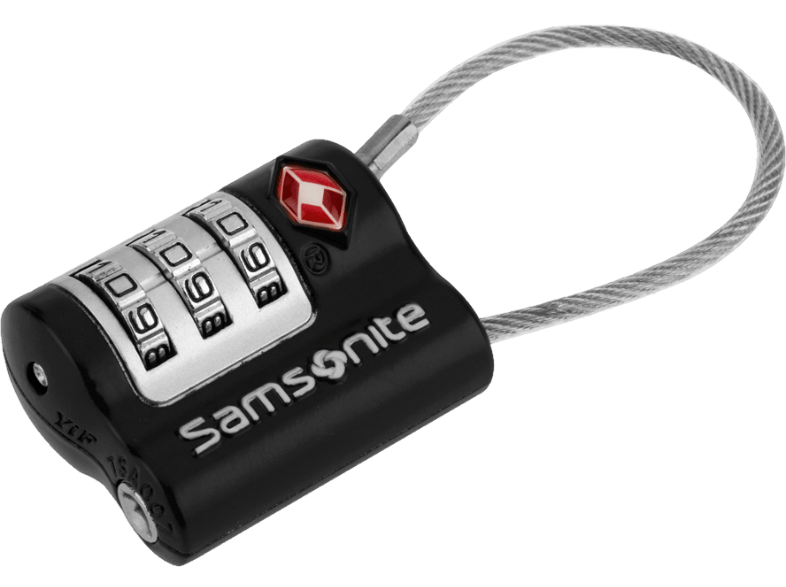 Safe Us Air Tr 3 Dial  Cablelock 2 Black - SAMSONITE 