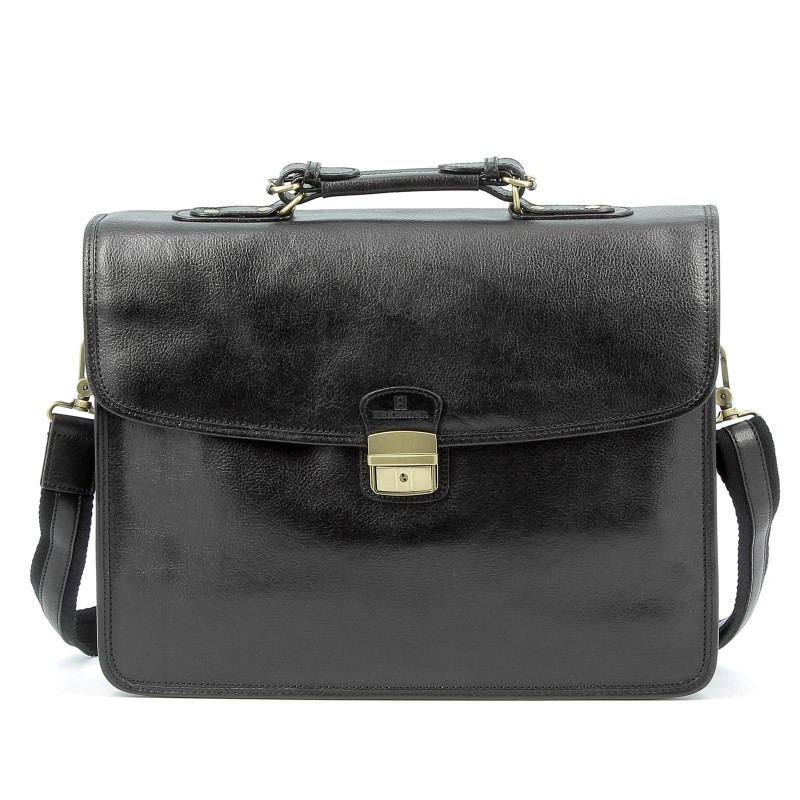 Briefcase Black - HEXAGONA
