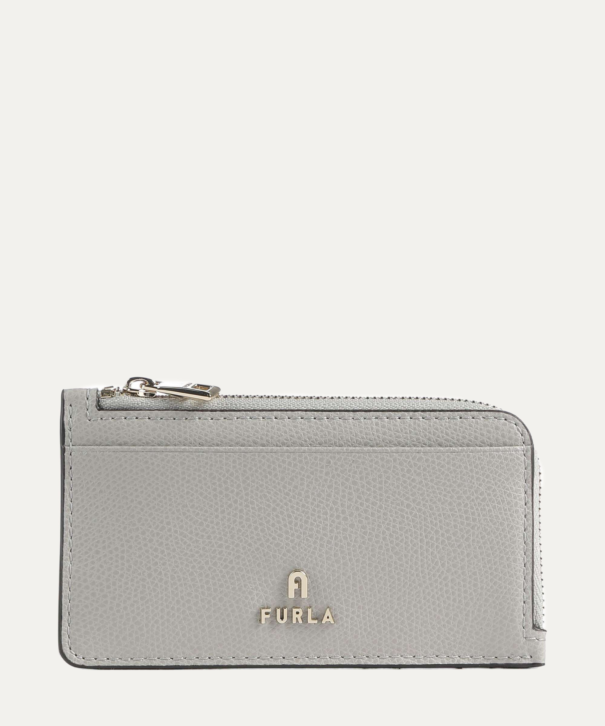 Camelia Card Holder M Stone Gray - FURLA