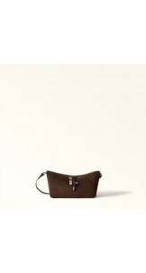 Debby Suede Crossbody Bag Toni Espresso - FURLA