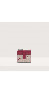 Metallic Wallet Red - COCCINELLE