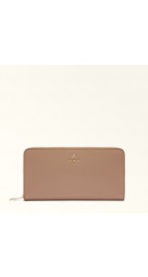 Camelia Zip Around Wallet XL Greige - FURLA