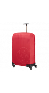 Foldable Luggage Cover M Red - SAMSONITE 