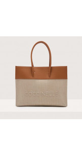 Myrtha Top Handle Natural/Cuir - Coccinelle