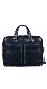 Briefcase Blue - PIQUADRO