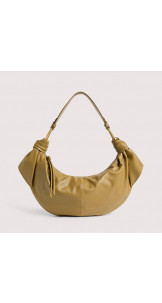 Furoshiki Shoulder Bag M Seagrass - COCCINELLE