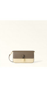 Iride Crossbody Bag Muddy Grey/Cremino - FURLA