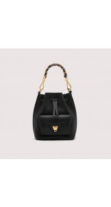 Double Beat Mini Bucket Bag Noir - COCCINELLE