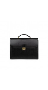 Briefcase Black - HEXAGONA