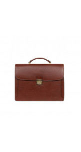Briefcase Brown - HEXAGONA