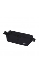 RFID Money Belt Bag Black - AMERICAN TOURISTER