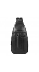 Mono sling bag Black- PIQUADRO