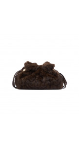Pochette Riccy S Faux Fur Deep Brown - Liu Jo
