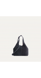Top Handle & Wallet C-Easy Suede Midnight Blue - COCCINELLE