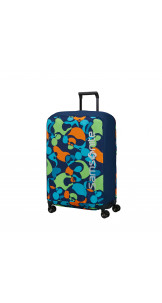 Foldable Luggage Cover L City Print - SAMSONITE 