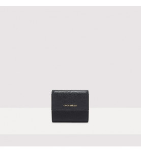 Metallic Wallet Noir - COCCINELLE