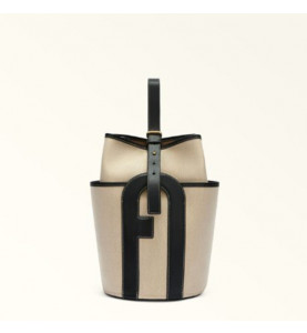 Lido Bucket Bag M Toni Nero - FURLA