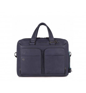 Briefcase 15" Light Blue - PIQUADRO