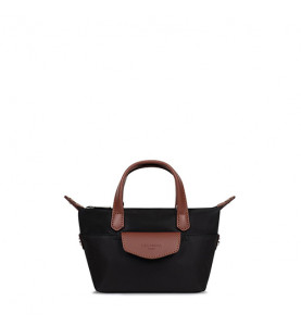 Mini Top Handle Noir/Brown - HEXAGONA