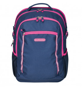 School Backpack Navy/Pink- Herlitz