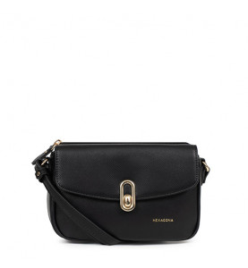 Shoulder Bag Black - HEXAGONA