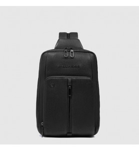 One Shoulder Backpack Nero - PIQUADRO