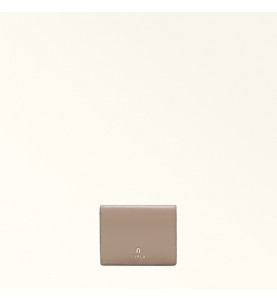 Camelia S Compact Wallet Stucco Gray - FURLA