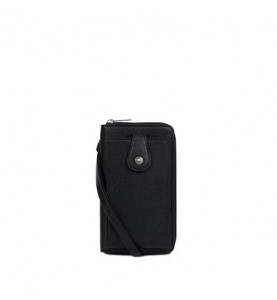 Mini Phone Bag Black - HEXAGONA