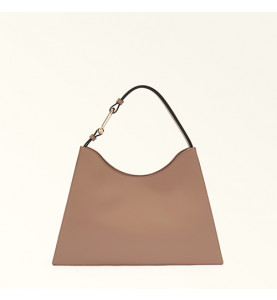 Nuvola Hobo Bag Greige - FURLA