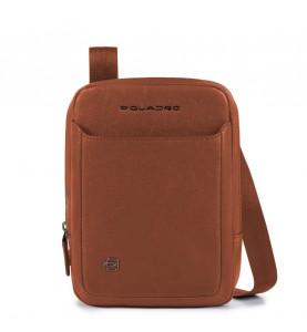 Crossbody Bag Tobacco - PIQUADRO