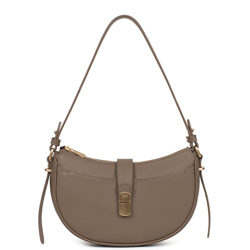 Shoulder Bag Taupe - HEXAGONA
