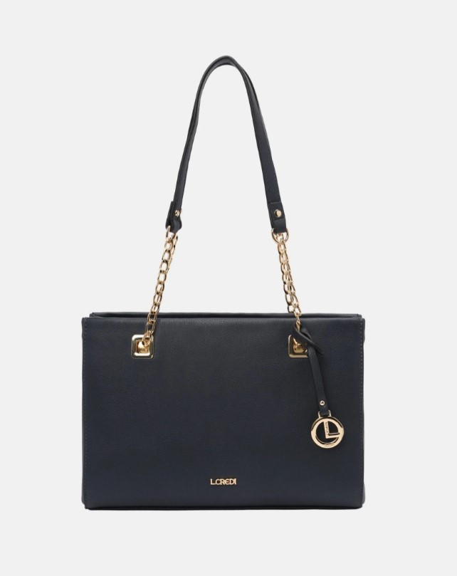 Top Handle Navy - L.Credi